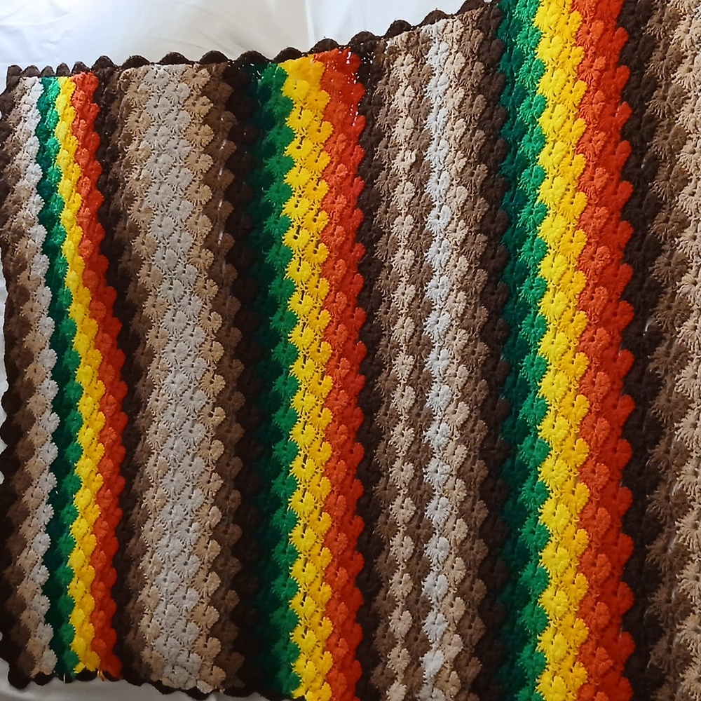 Colorful Crochet Blanket - Picture 3 of 9